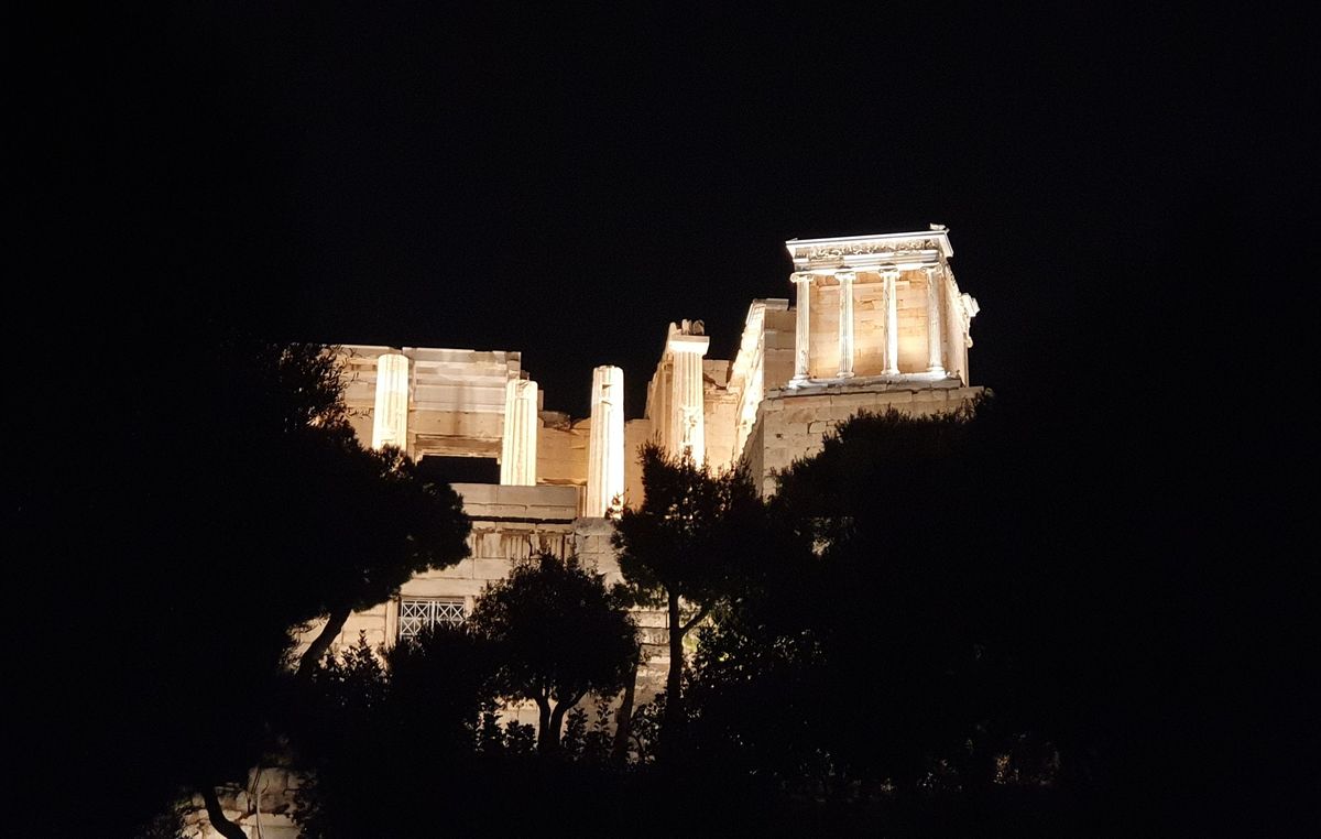 Athen - Akropolis bei Nacht