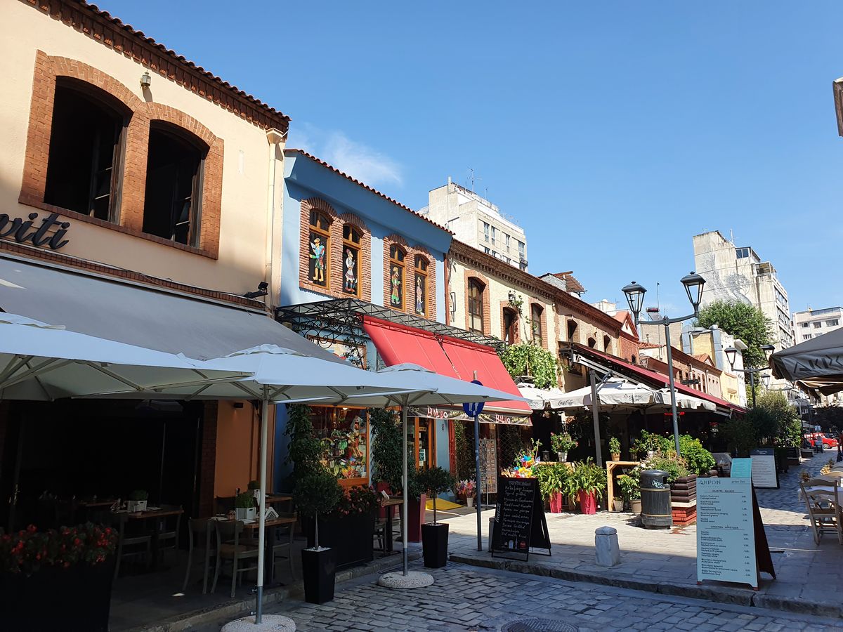 Thessaloniki - Bars im Stadtteil Ladadika