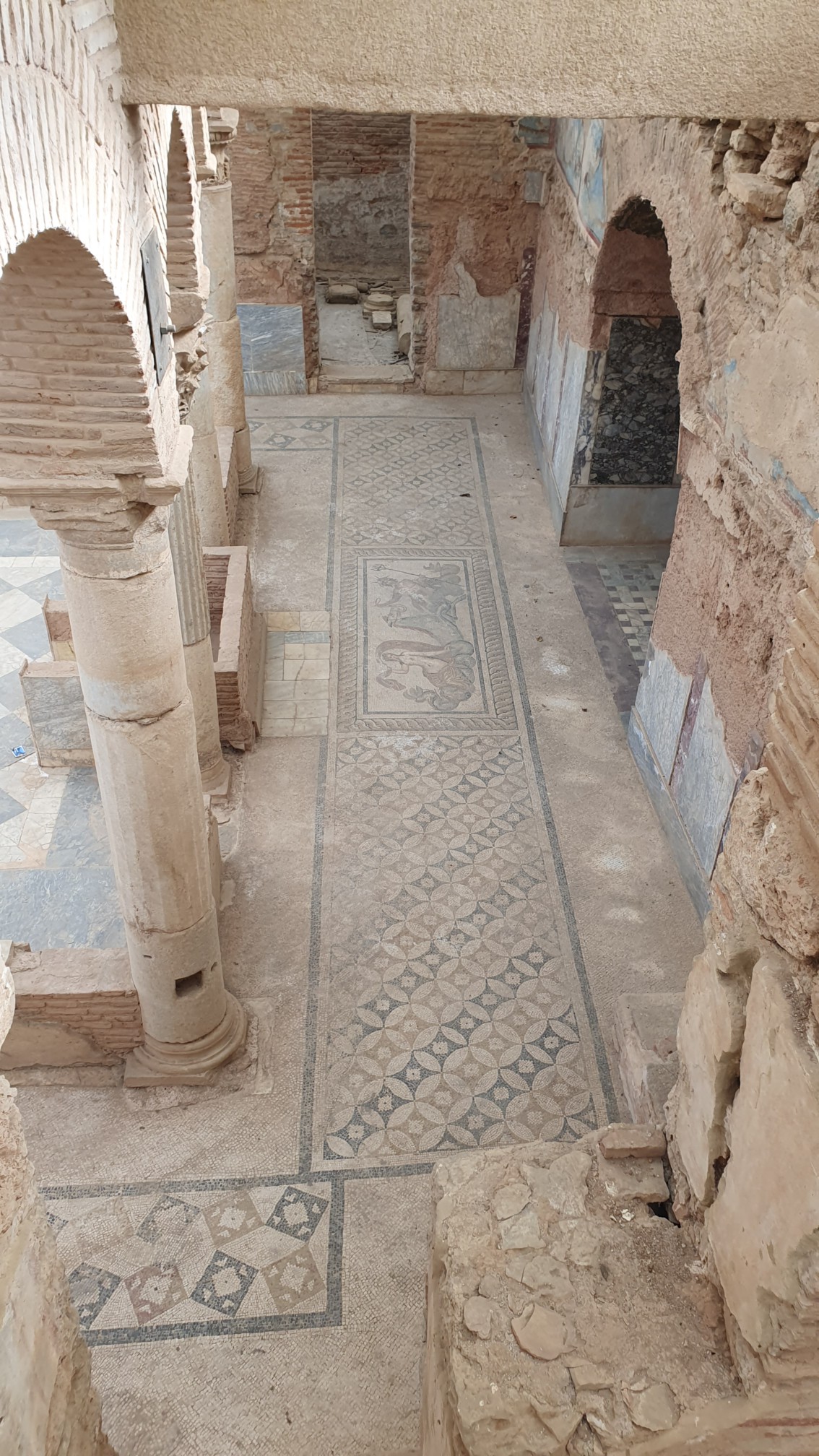 Fußboden im Wohnhaus in Ephesus